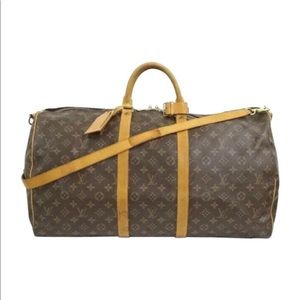Louis Vuitton Keepall 55 with strap